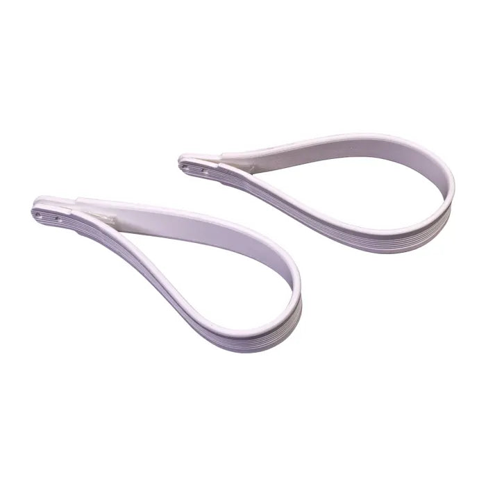 Grab Handles Pair in White: Beetle (1967-1979)