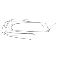 Deluxe Window Rubber Trim Set including Clips: Beetle (1965-1971)