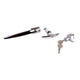 Lock Set, Ignition Lock, Left Door Handle, and Engine T Handle: Beetle (1960-1964), Beetle Cabrio (1960-1964)