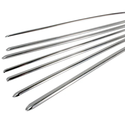 Deluxe 7 Piece Trim Set in Aluminium: Beetle (1968-1972), Beetle Cabrio (1968-1970)