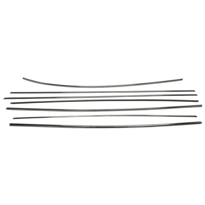 Deluxe 7 Piece Trim Set in Stainless Steel, 1302/1303: Beetle (1971-1979), Beetle Cabrio (1973-1979)
