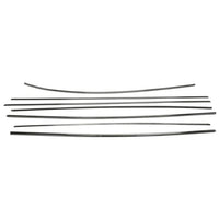 Deluxe 7 Piece Trim Set in Stainless Steel, 1302/1303: Beetle (1971-1979), Beetle Cabrio (1973-1979)