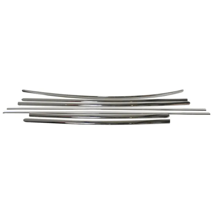Deluxe 7 Piece Trim Set in Stainless Steel: Beetle (1953-1962), Beetle Cabrio (1953-1962)