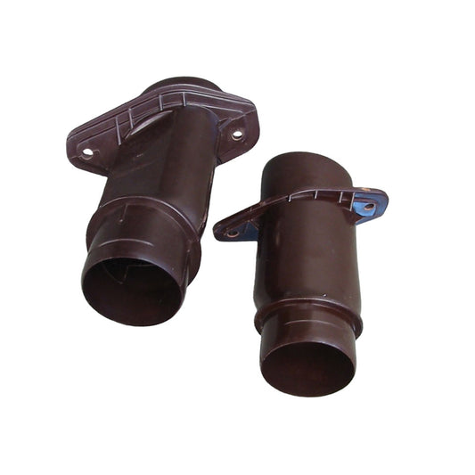Heater pipes bakelite, as pair