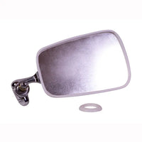 Wing Mirror Chrome Arm Stainless Steel Head and White Trim Right Beetle (1968-1979)