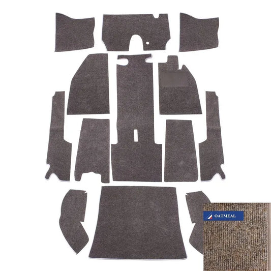 Carpet Set for Right Hand Drive Oatmeal: Beetle (1958-1964)
