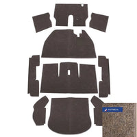 Carpet Set for Right Hand Drive Oatmeal: Beetle (1964-1968)