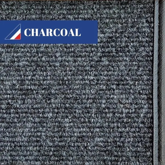 Carpet set,Karmann Ghia coupe,RHD,65-67, charcoal, narrow weave