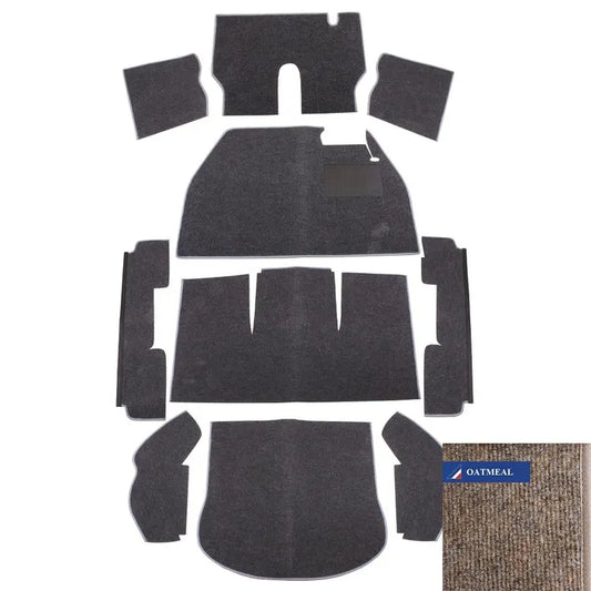 Carpet Set for Right Hand Drive, Oatmeal: Beetle (1969-1972)