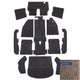 Carpet Set for Right Hand Drive Oatmeal: Beetle (1973-1979)