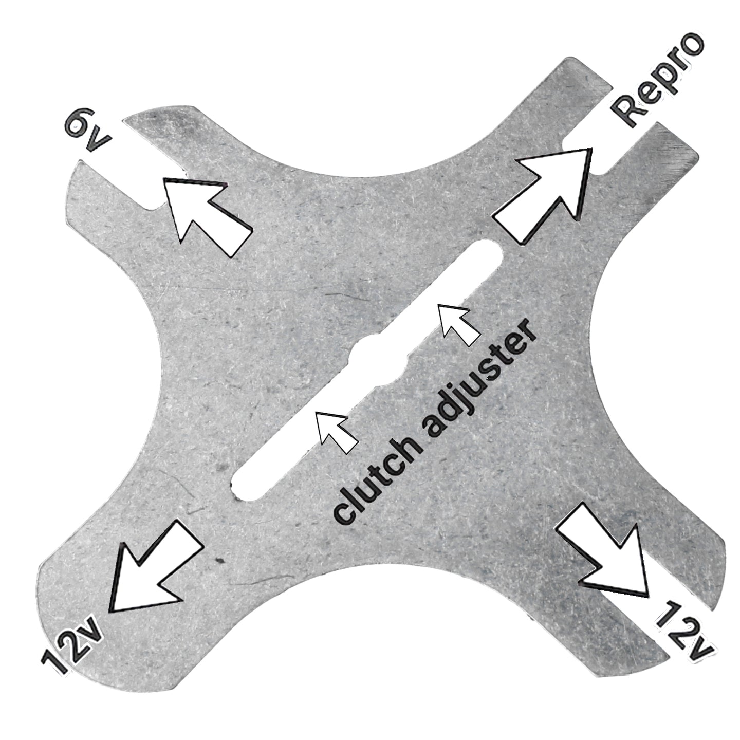 Key for dash switch mounting nut 