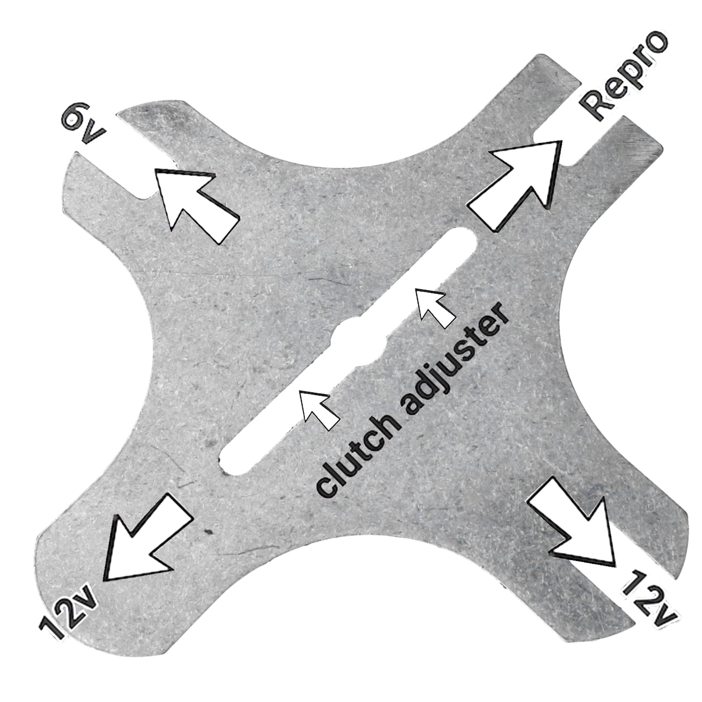 Key for dash switch mounting nut 