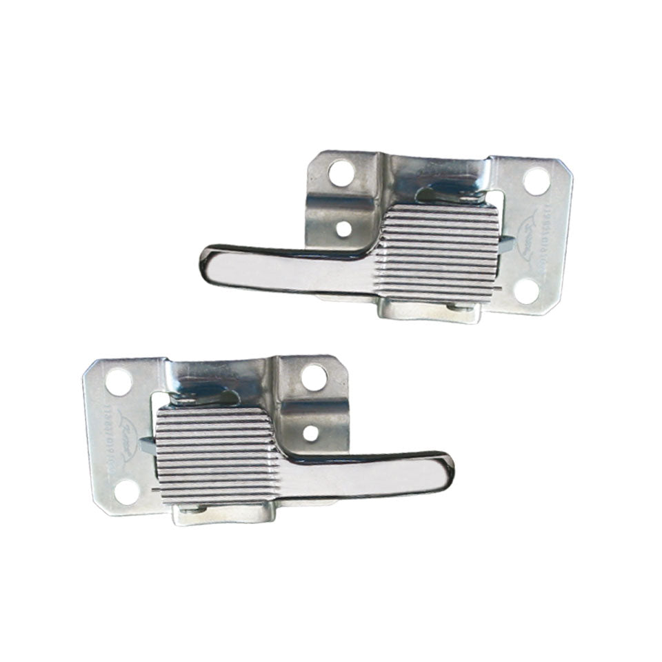 Door handles inside, chrome, as pair