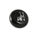 Shift knob 7mm, black