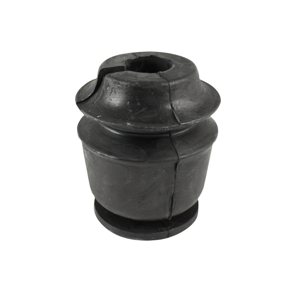 Tower rubber stop on shock absorber
