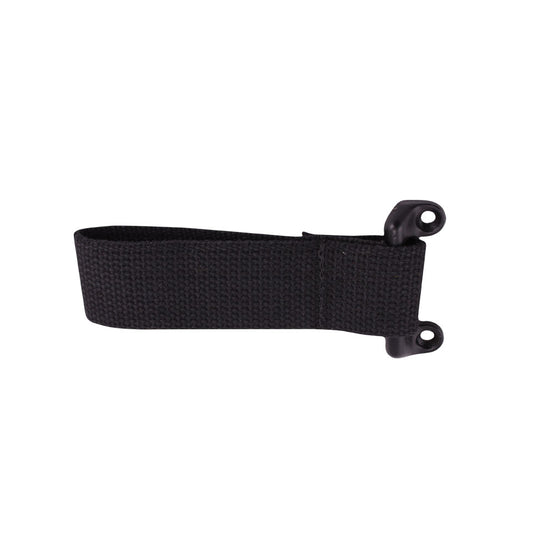 Door check strap cargo door (143mm), with bracket, black