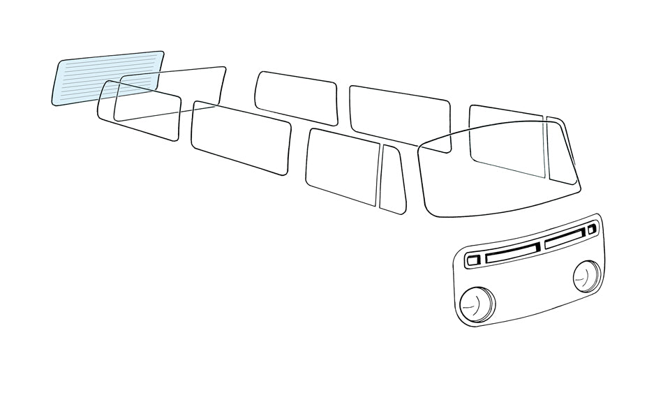Rear window, heated