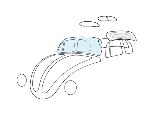 Windshield, clear