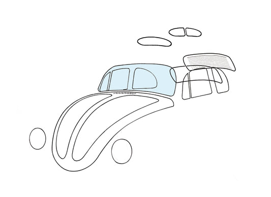 Windshield, clear