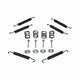Brake shoes mounting kit, front / rear
