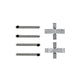 Mounting kit brake pads