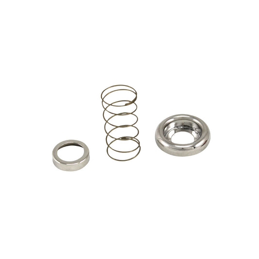 Escutcheon set with spring for sunroof handle