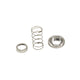Escutcheon set with spring for sunroof handle