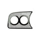 Dashgrille gauge holder left, 2 holes 52mm