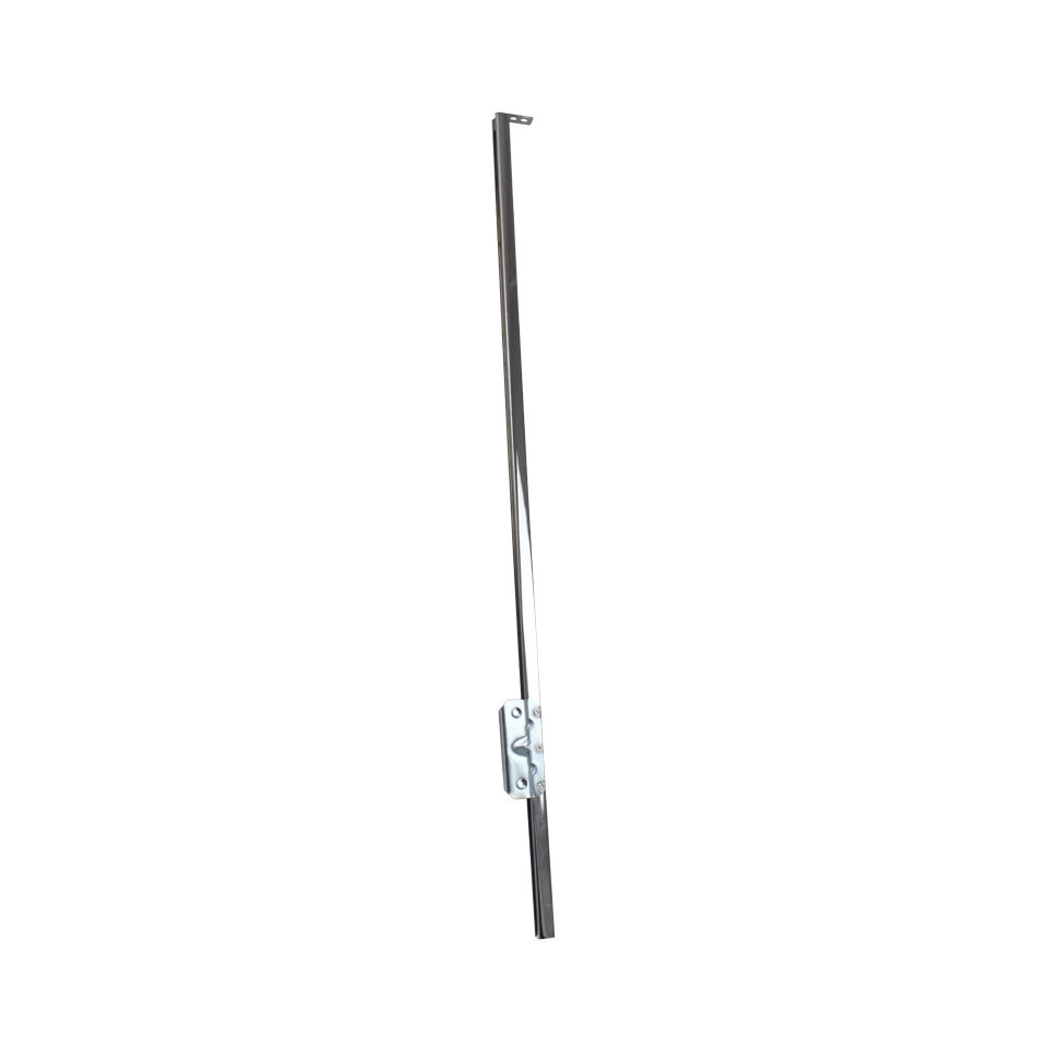 Vent window divisionbar, right, chrome