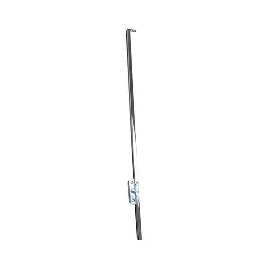Vent window divisionbar, right, chrome