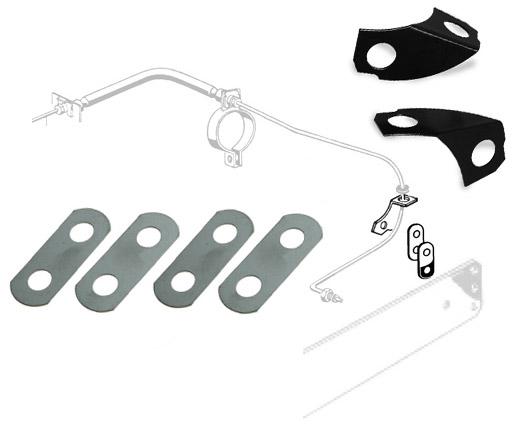 Clip for brakeline kit (springplate)