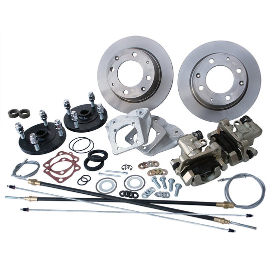 Brake disc kit for gearbox with axle shafts (IRS), 4x130