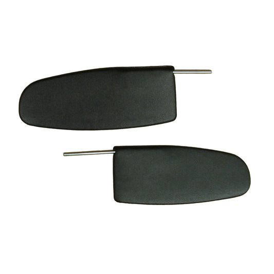 Sun visors, pair, black