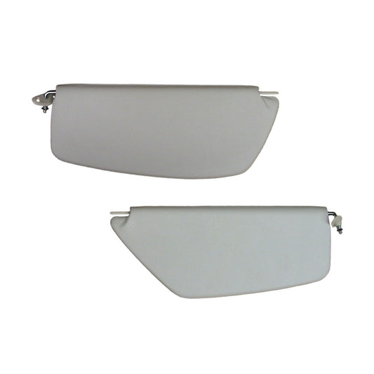 Sun visors, pair, white
