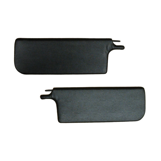 Sun visors, cabrio, pair, black