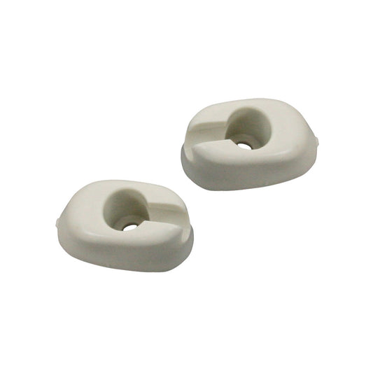 Sunvisorclips white (pair)