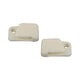 Sunvisorclips white (pair)