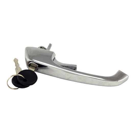 Door Handle with keys, chrome, each