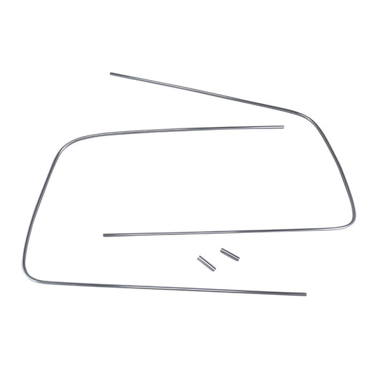 Front windowmoulding convertible (alu trim)