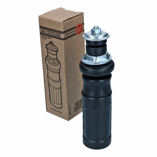 Top mounting with dust cover for front shock absorber