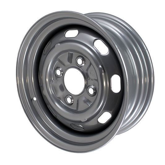 Wheel standard, grey, 4 lug (4x130), 5.5 x 15&quot;, ET +25