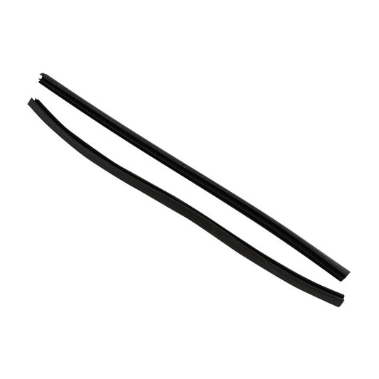 Vertical vent wing seals, as pair