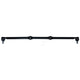 Tie rod, complete with pressed tie rod