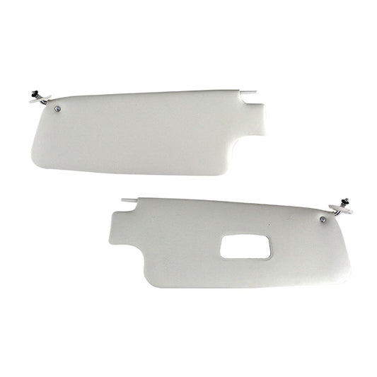 Sunvisors convertible - white / with mirror (pair)