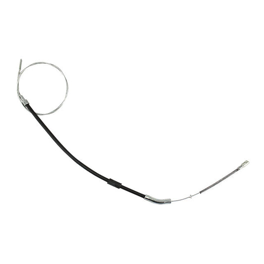 Handbrake cable, swing axle rear suspension