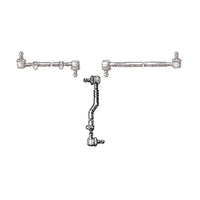 Center draglink from steering box to front axle distributor