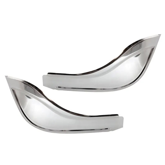 Front Chrome Stone Guards For 1302 and 1303 Pair: Beetle (1970-1979), Beetle Cabrio (1970-1979)