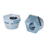 Super excentric conic camber nuts