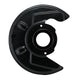 Dust cover behind brake disc, left