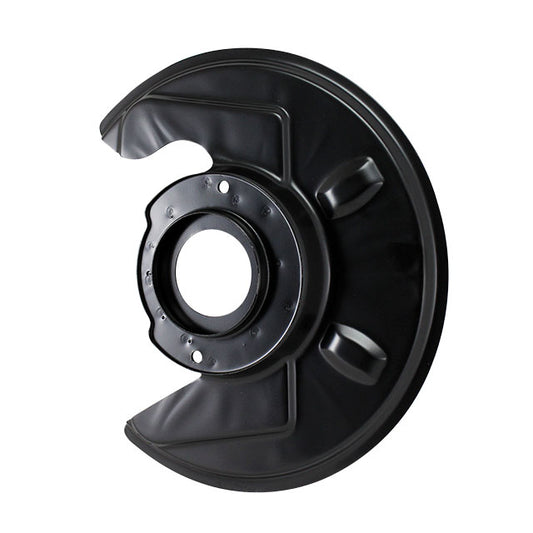 Dust cover behind brake disc, right